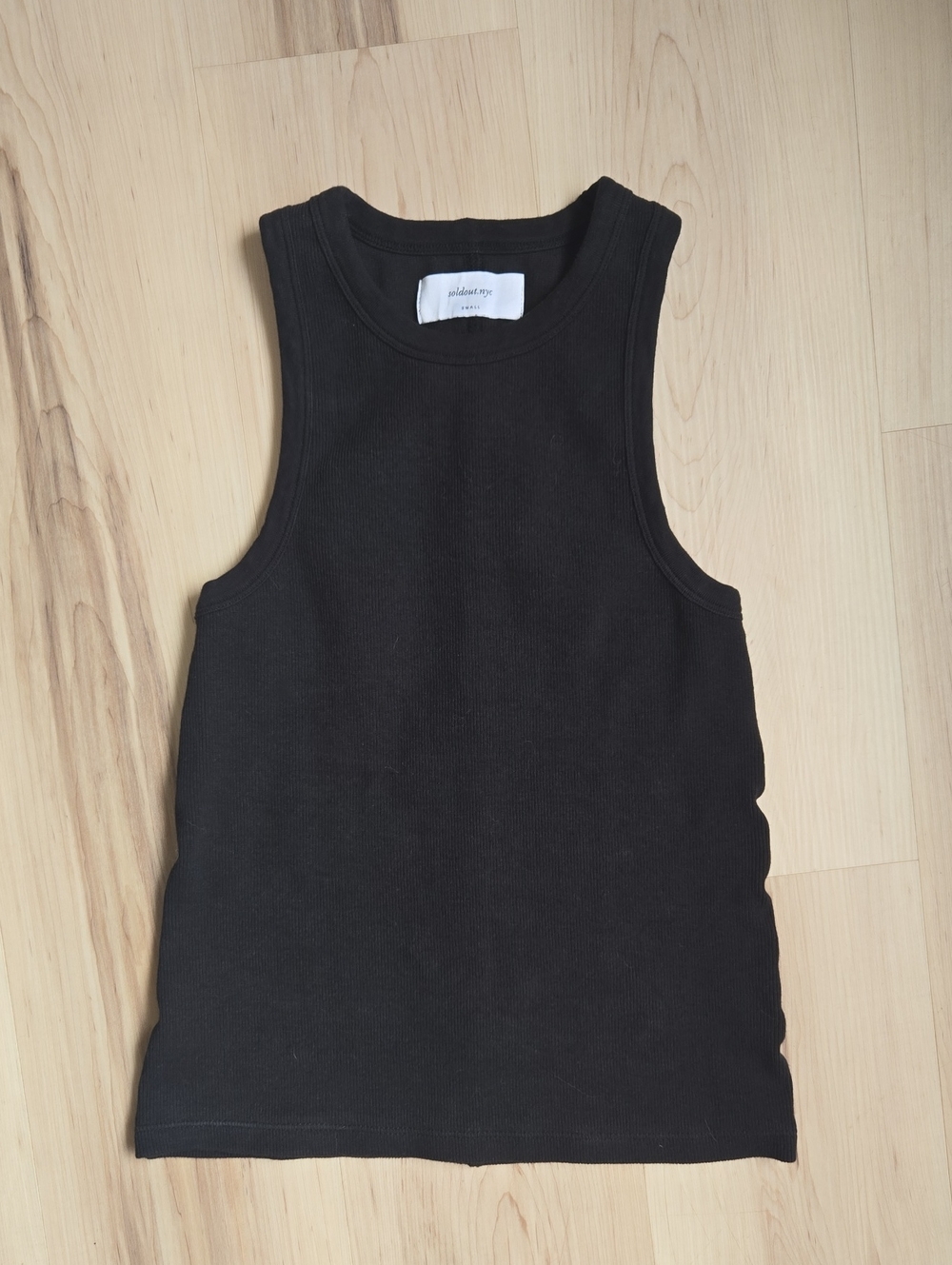 Sold Out NYC Tank Top, Black, Size Small